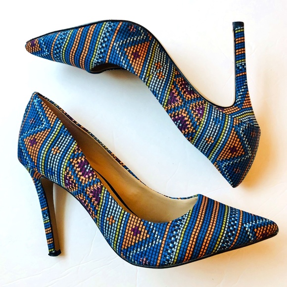 Vince Camuto Shoes - Vince Camuto | Callista Aztec Pointed Toe Pumps